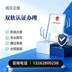 盐城双软认证申报服务