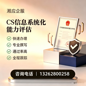 盐城CS信息系统化能力评估申报服务