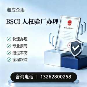 盐城BSCI人权验厂申请服务
